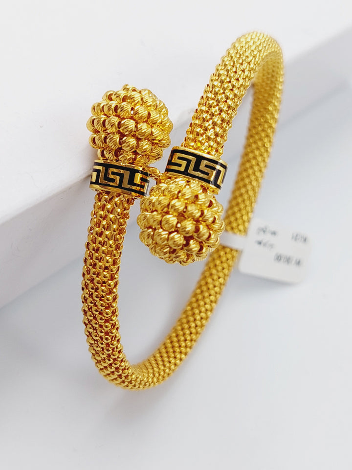 21K Gold Jassica Turkish Bracelet by Saeed Jewelry - Image 1