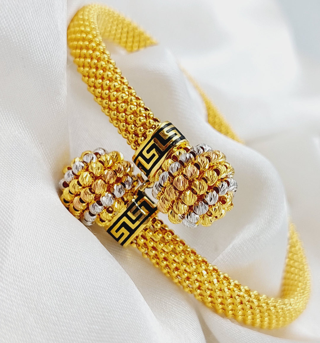 21K Gold Jessica Bracelet Colored by Saeed Jewelry - Image 3