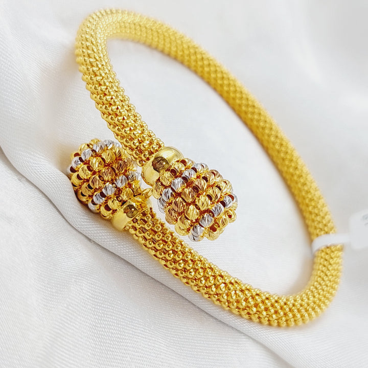 21K Gold Jessica Bracelet Colored by Saeed Jewelry - Image 2