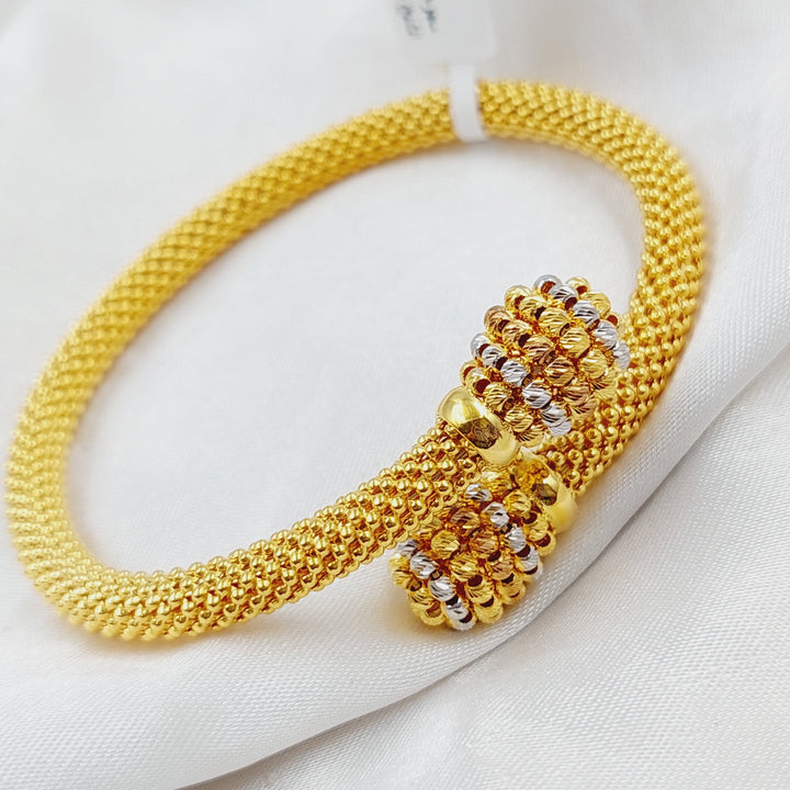 21K Gold Jessica Bracelet Colored by Saeed Jewelry - Image 3