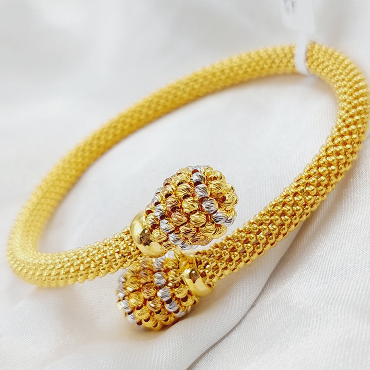 21K Gold Jessica Bracelet Colored by Saeed Jewelry - Image 4