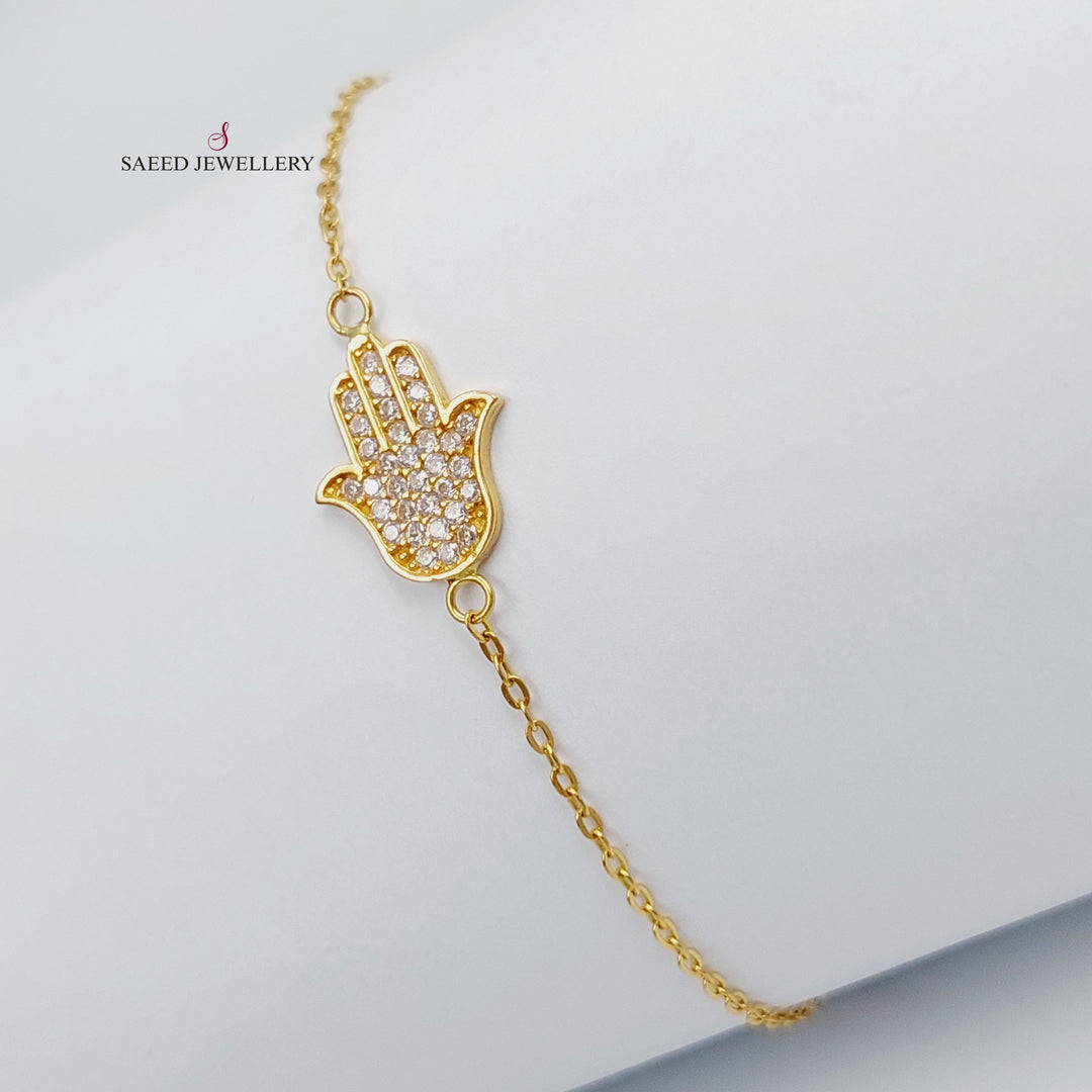 21K Gold Kaf Bracelet by Saeed Jewelry - Image 2