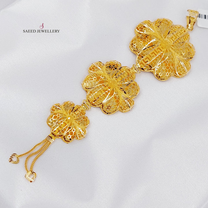 21K Gold Kuwaiti Pendant by Saeed Jewelry - Image 1