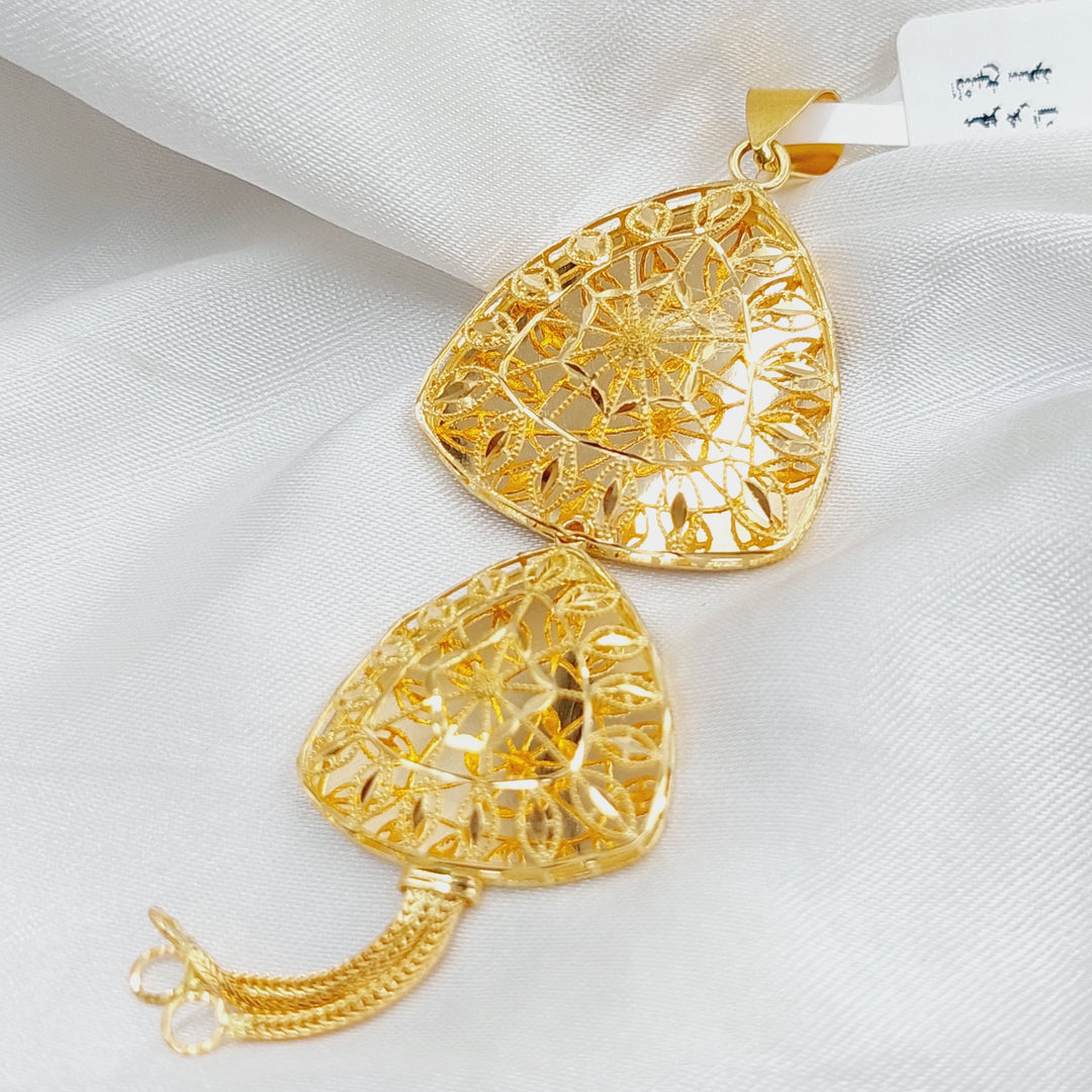 21K Gold Kuwaiti Pendant. by Saeed Jewelry - Image 13