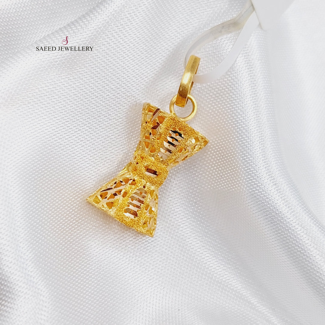 21K Gold Kuwaiti Pendant by Saeed Jewelry - Image 1