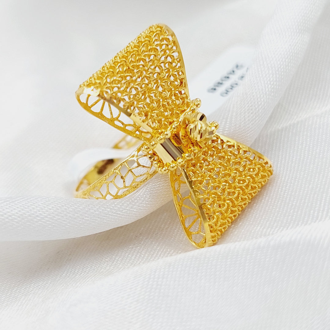 21K Gold Kuwaiti Ring by Saeed Jewelry - Image 1