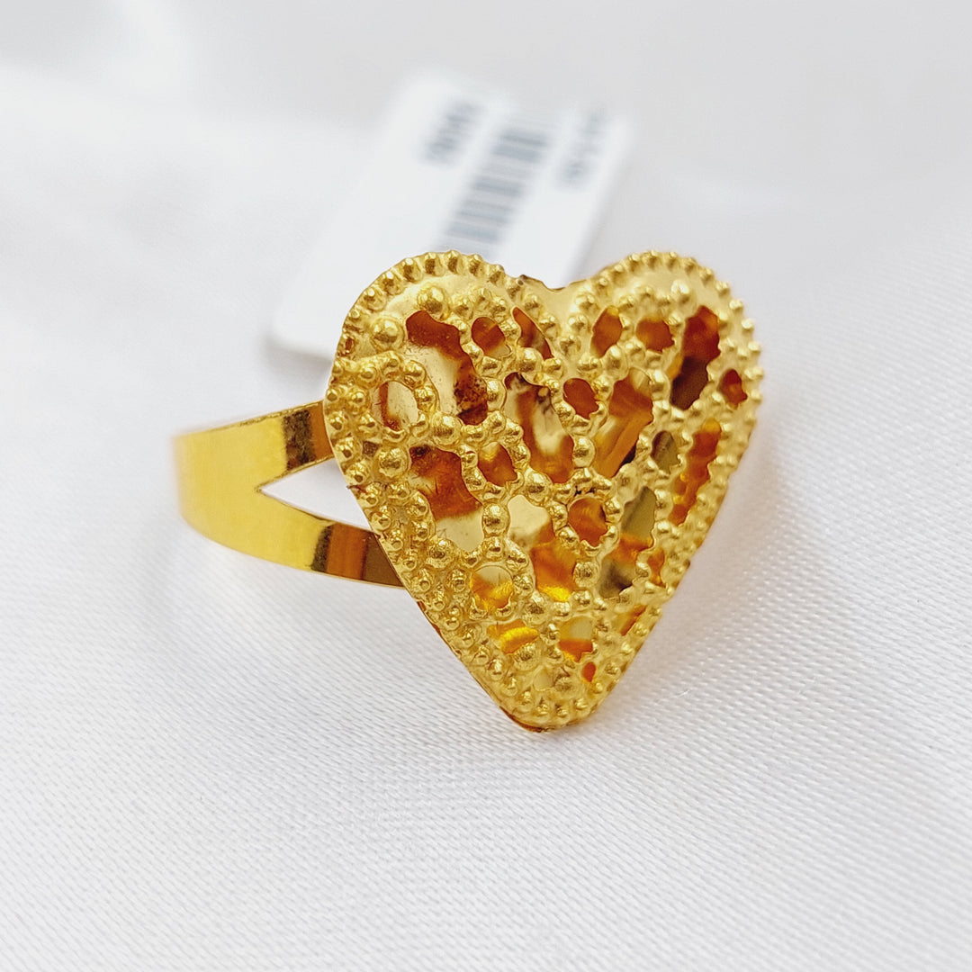 21K Gold Kuwaiti Ring by Saeed Jewelry - Image 4