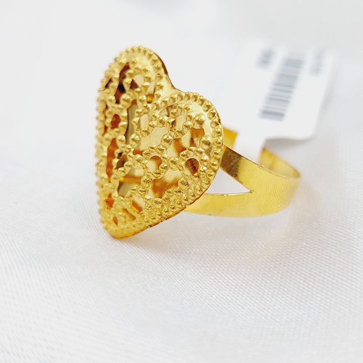 21K Gold Kuwaiti Ring by Saeed Jewelry - Image 5