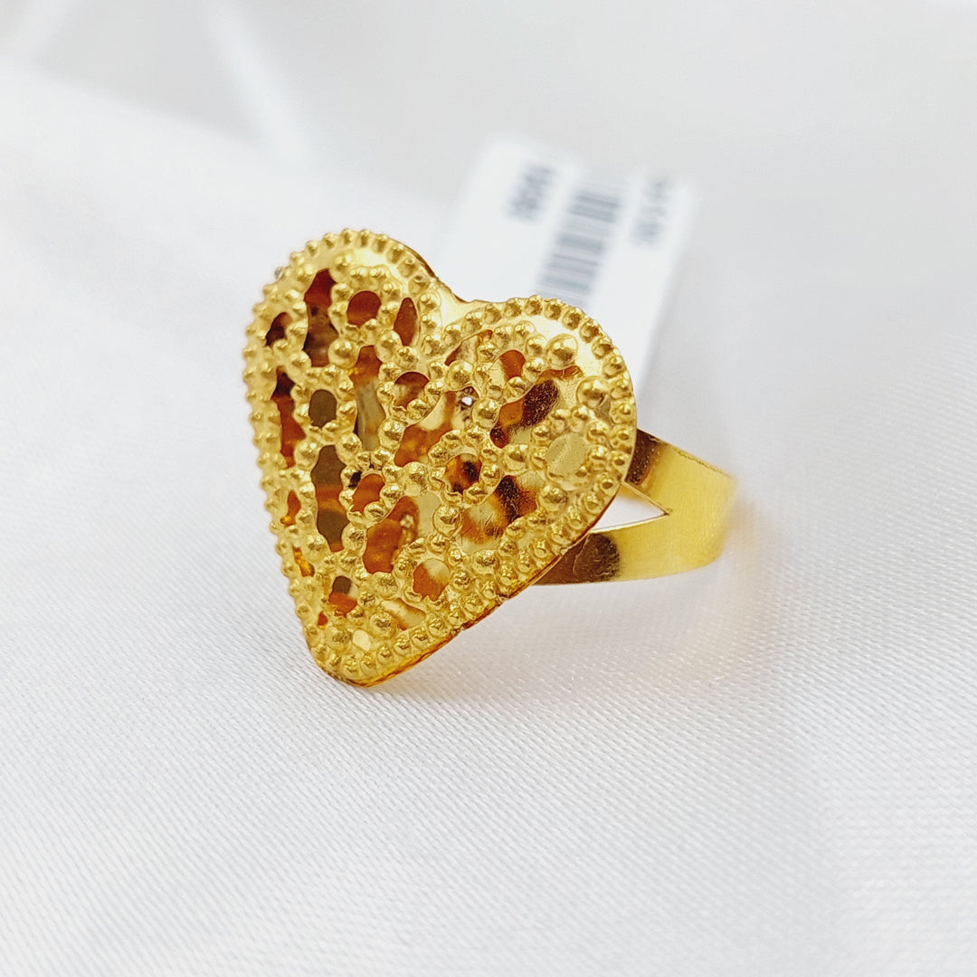 21K Gold Kuwaiti Ring by Saeed Jewelry - Image 1