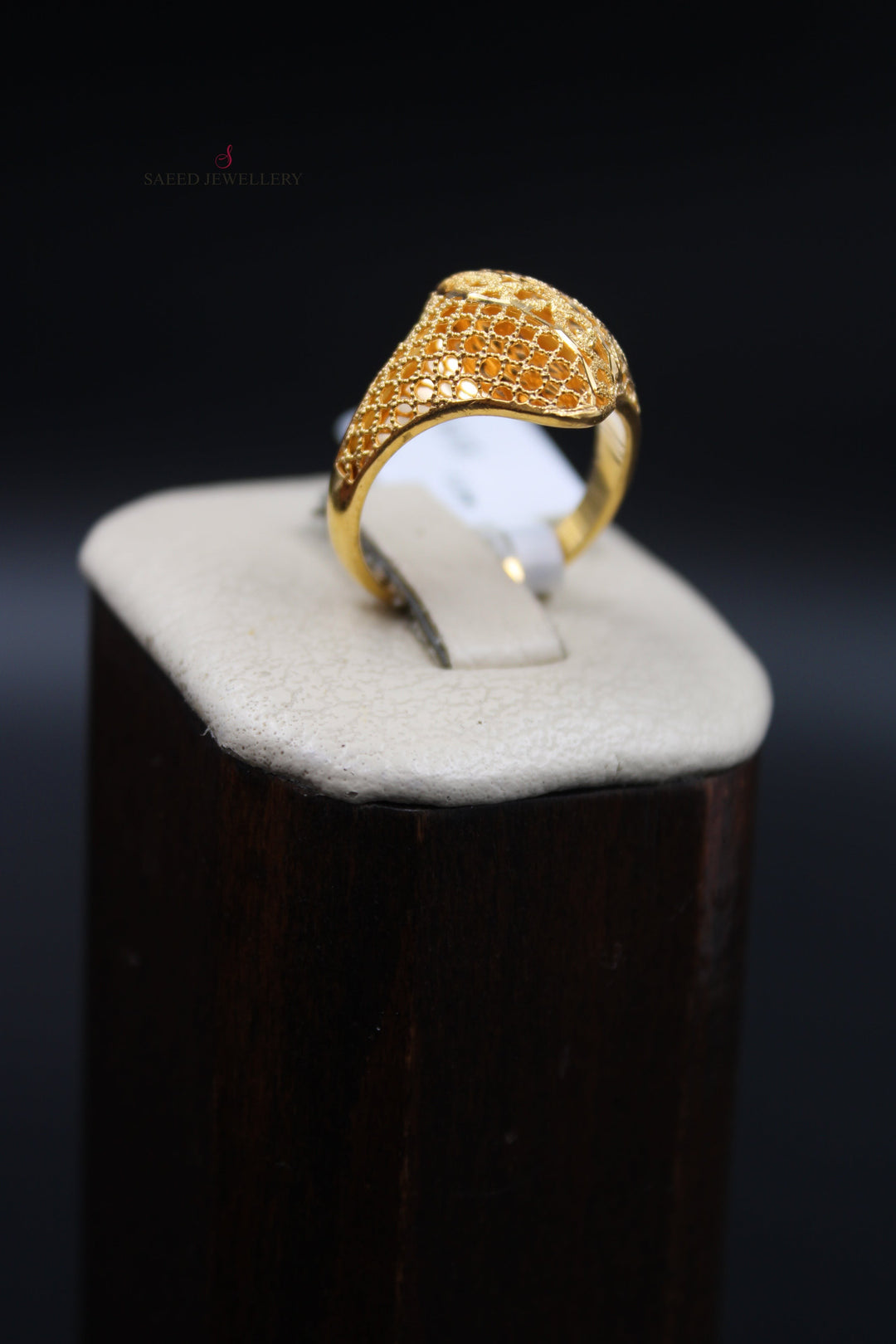 21K Gold Kuwaiti Ring by Saeed Jewelry - Image 1