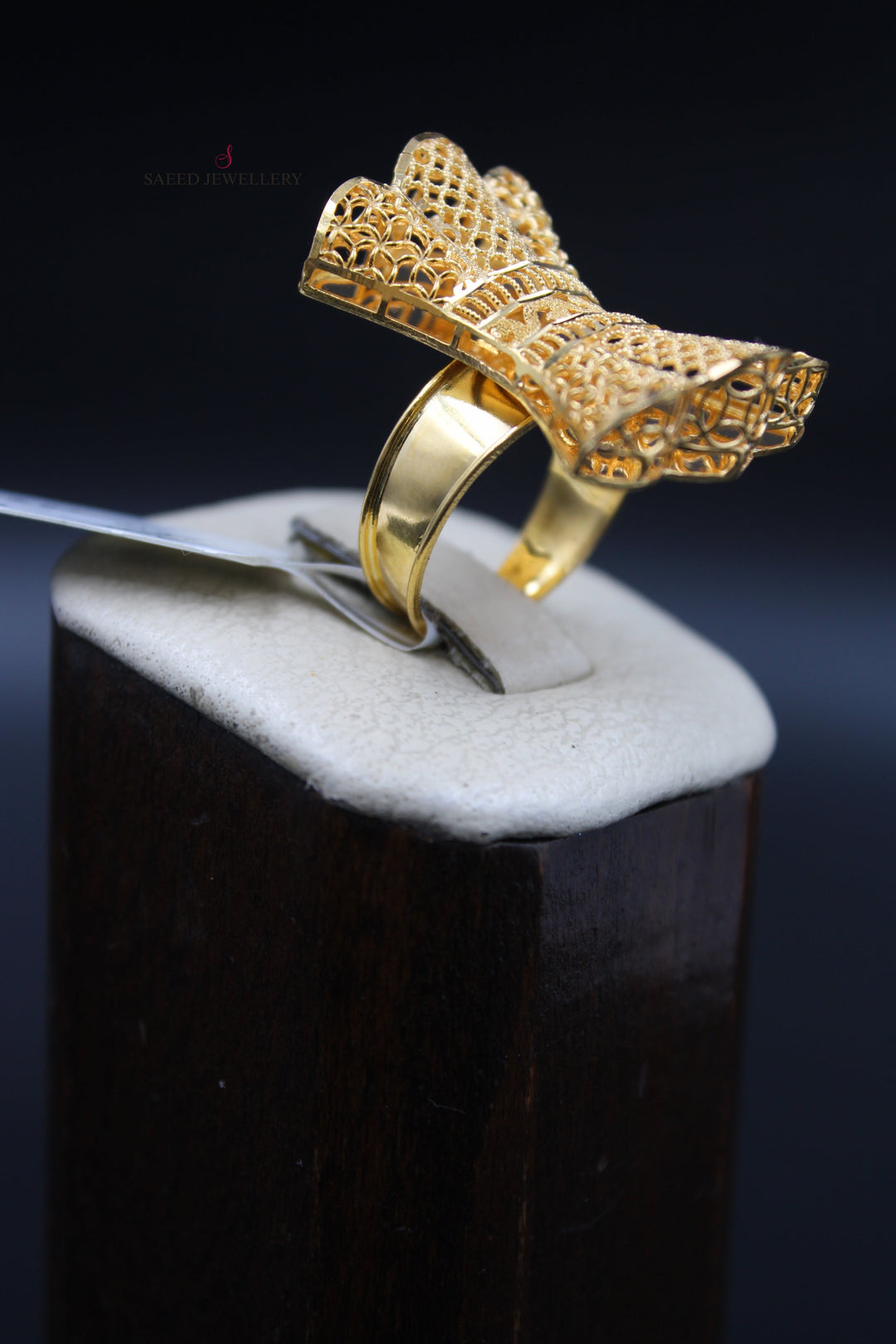 21K Gold Kuwaiti Ring by Saeed Jewelry - Image 1