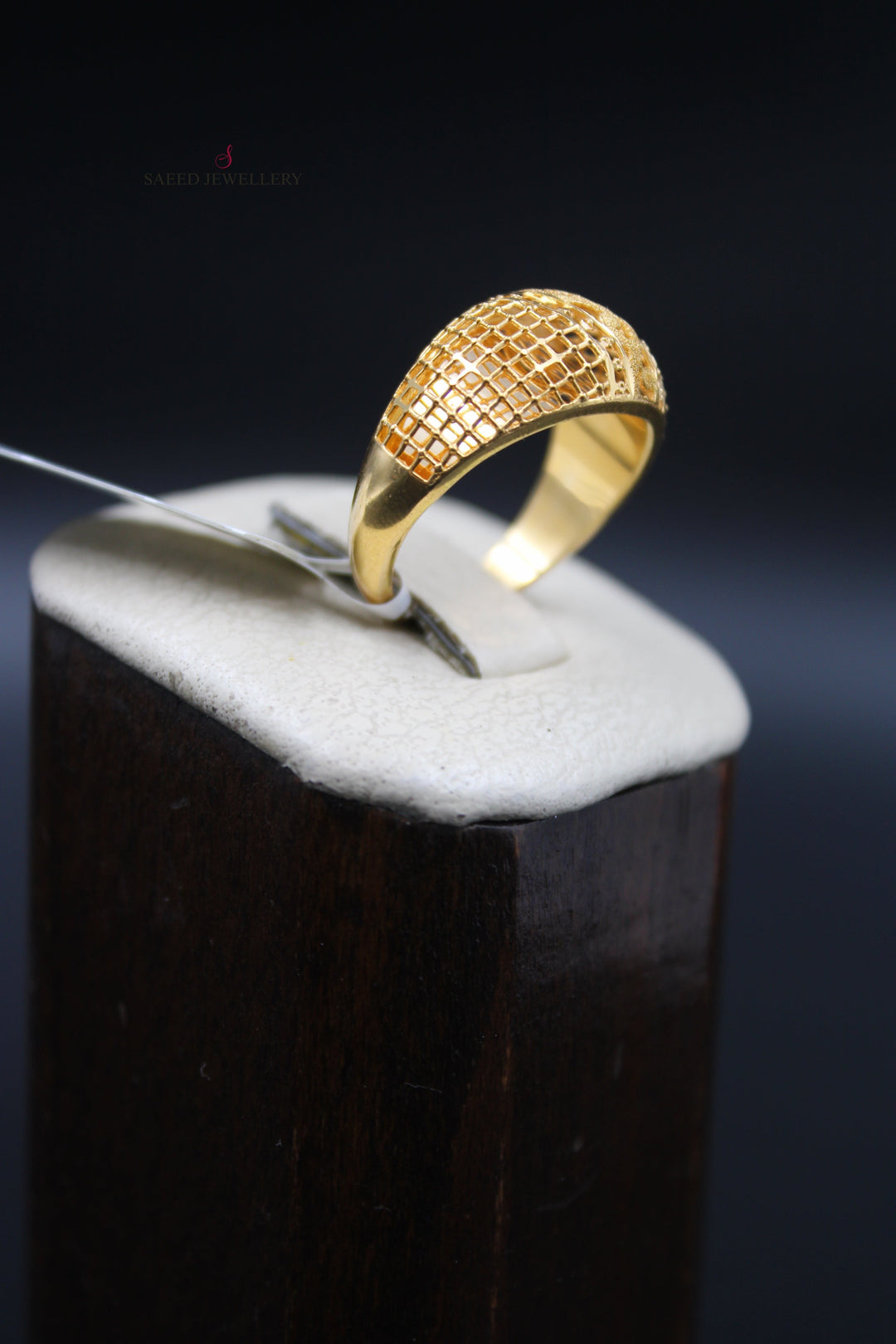 21K Gold Kuwaiti Ring by Saeed Jewelry - Image 1