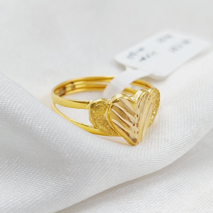 21K Gold Light Fancy Ring by Saeed Jewelry - Image 5