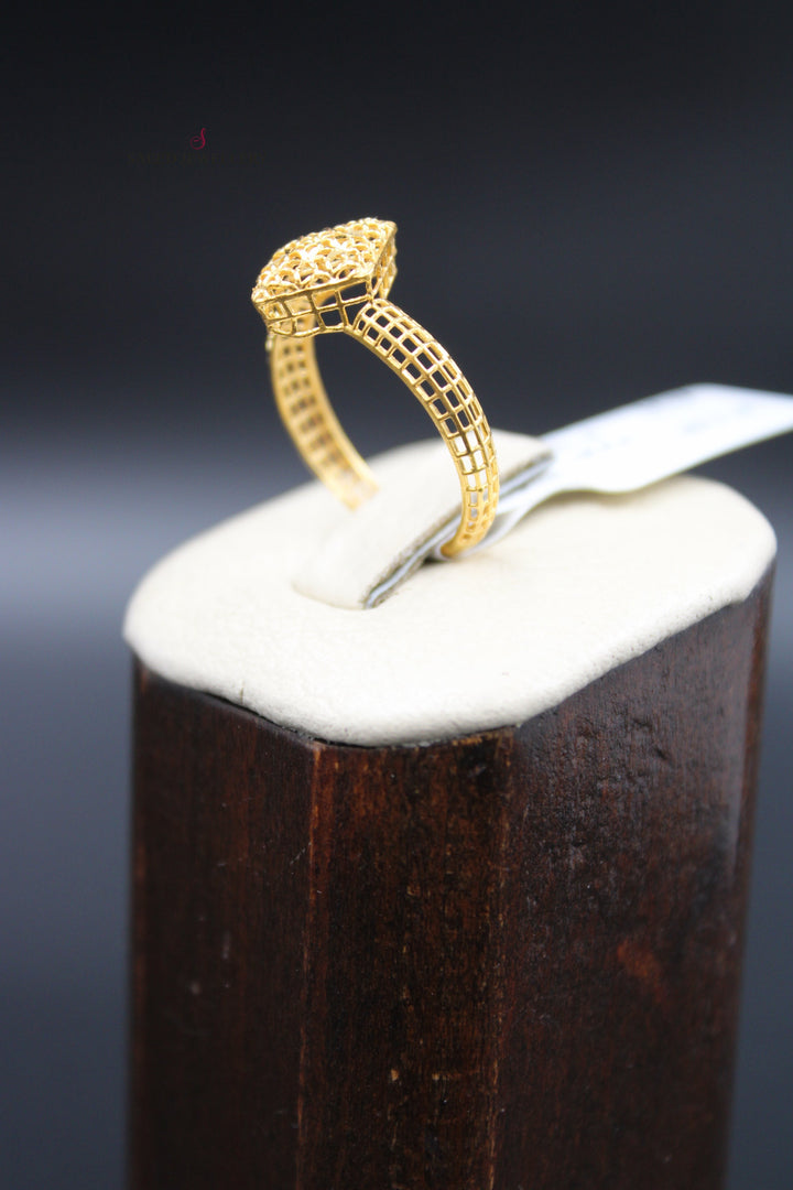 21K Gold Light Ring by Saeed Jewelry - Image 1