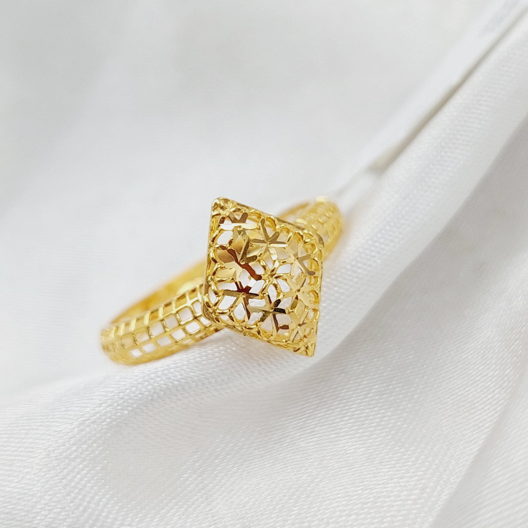 21K Gold Light Ring by Saeed Jewelry - Image 7