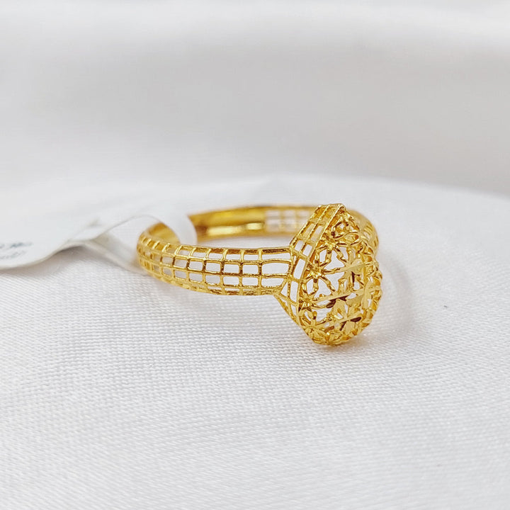 21K Gold Light Ring by Saeed Jewelry - Image 3