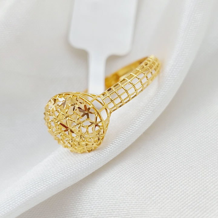 21K Gold Light Ring by Saeed Jewelry - Image 7