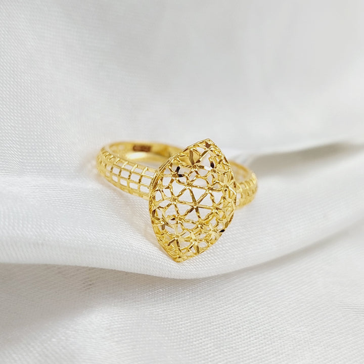 21K Gold Light Ring by Saeed Jewelry - Image 4