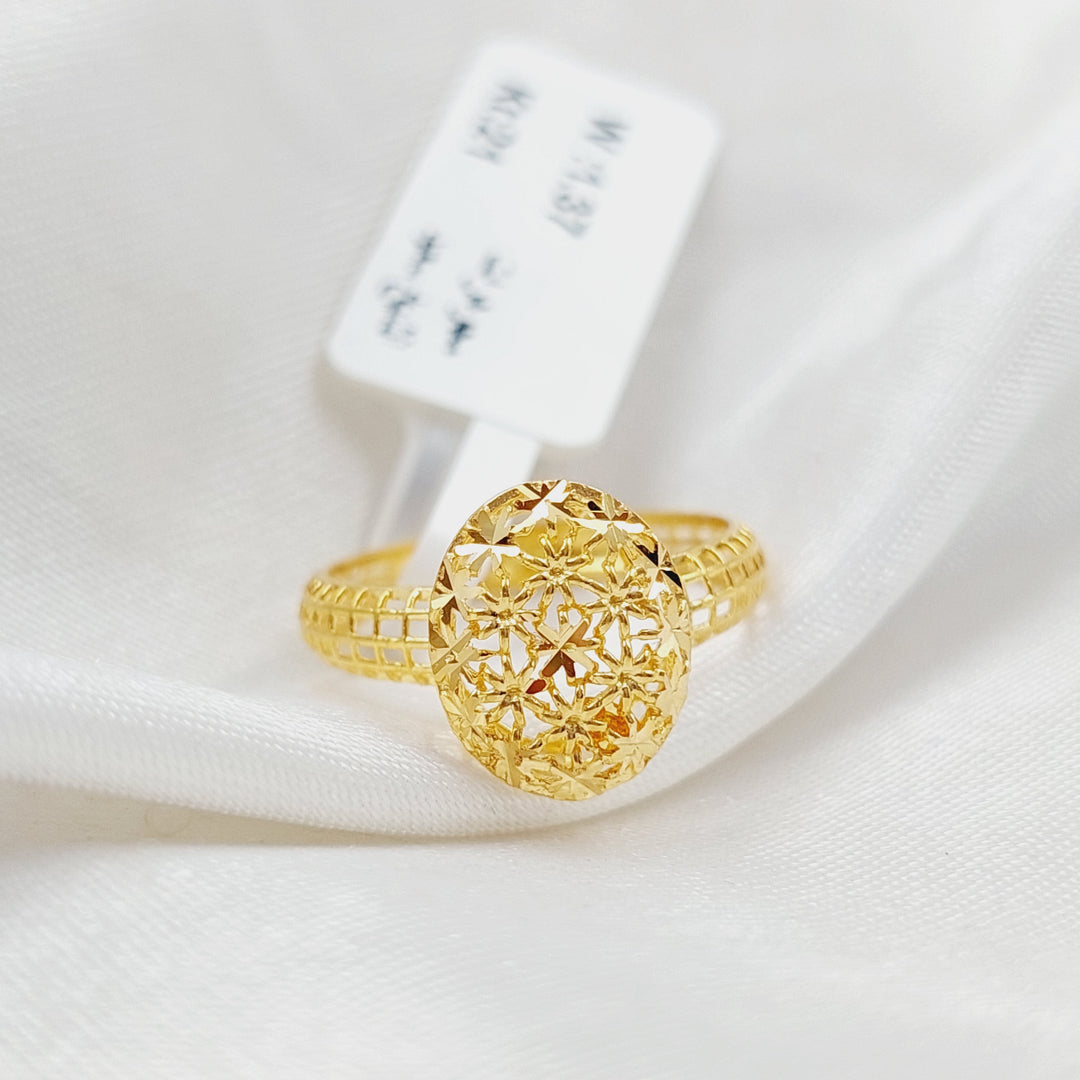 21K Gold Light Ring by Saeed Jewelry - Image 3