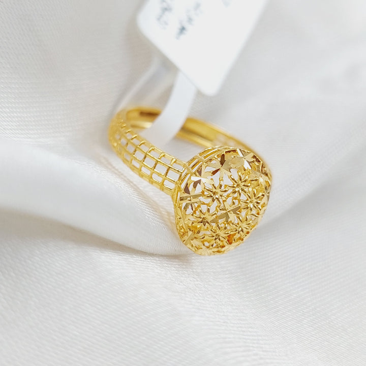 21K Gold Light Ring by Saeed Jewelry - Image 5