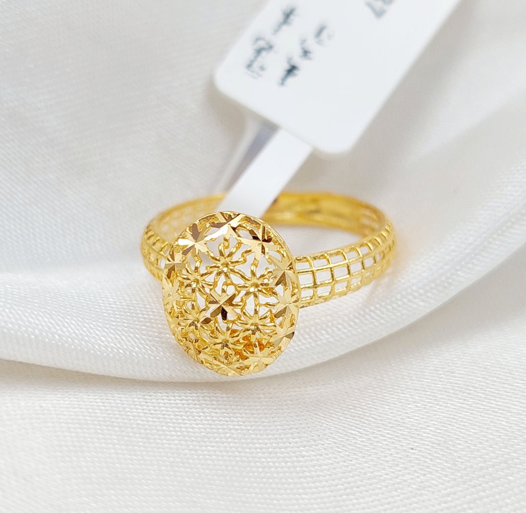 21K Gold Light Ring by Saeed Jewelry - Image 4