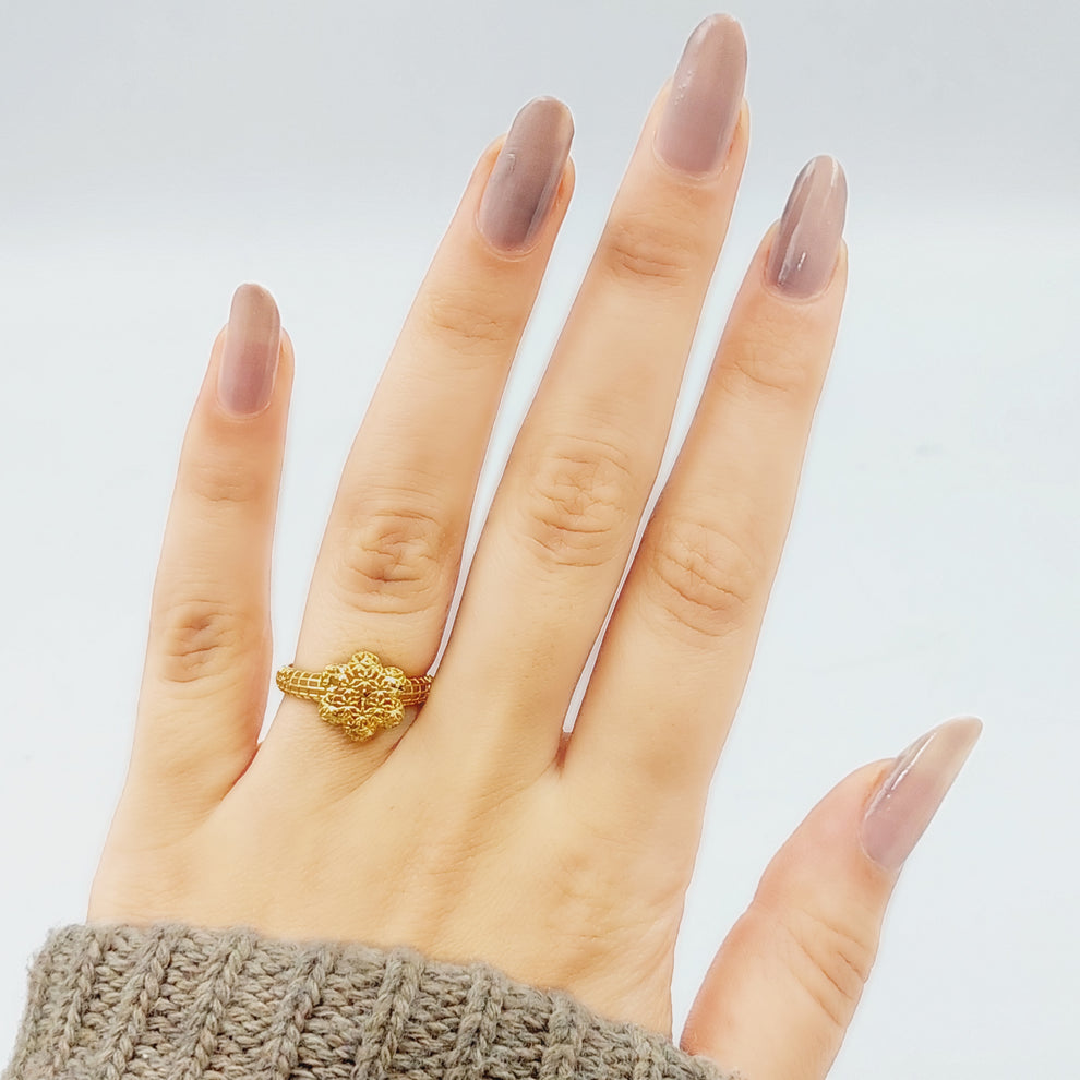 21K Gold Light Ring by Saeed Jewelry - Image 2