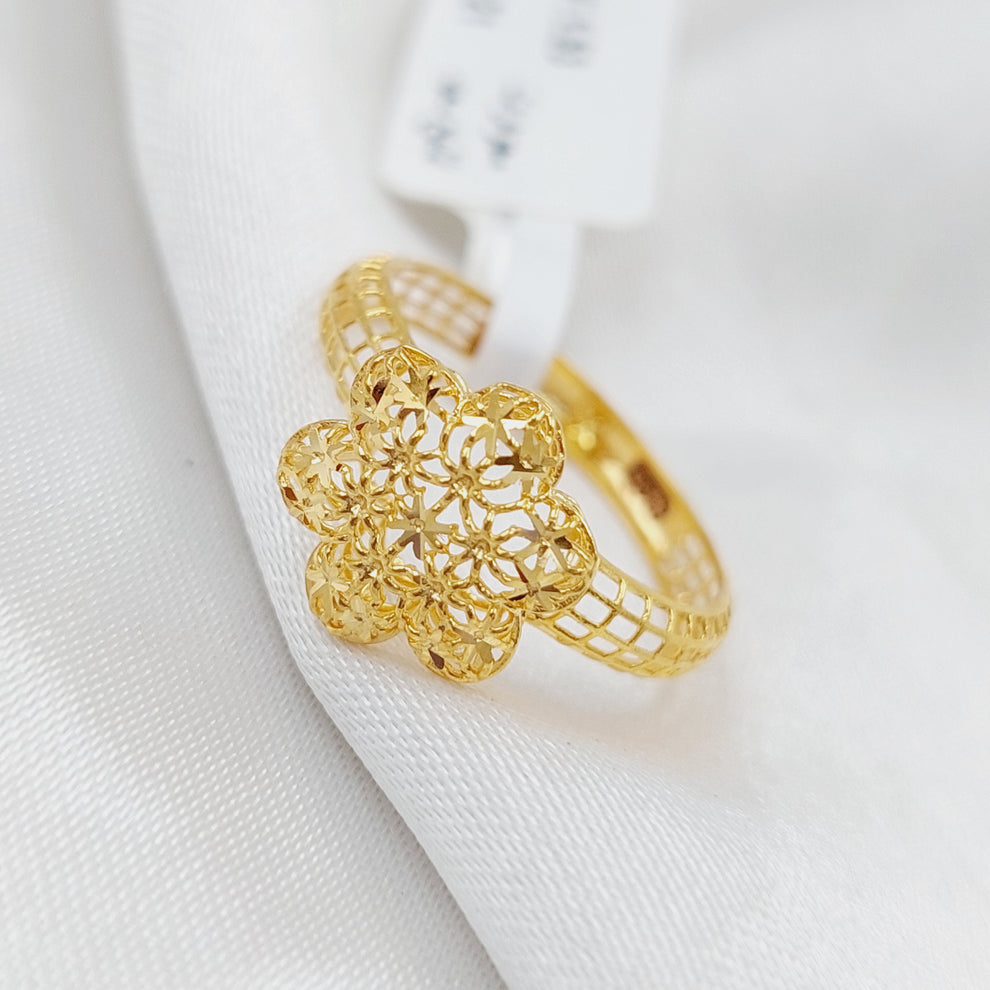 21K Gold Light Ring by Saeed Jewelry - Image 3