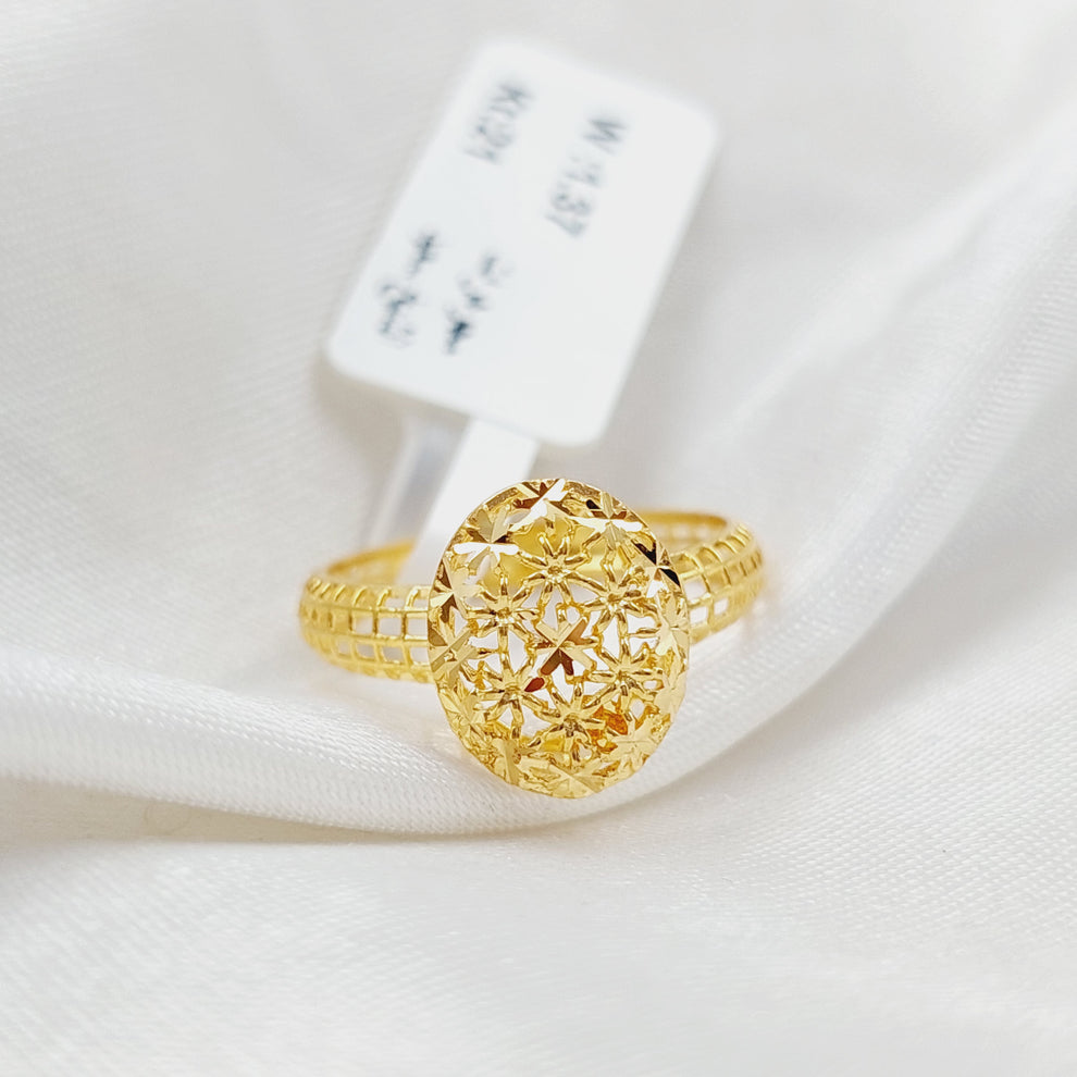 21K Gold Light Ring by Saeed Jewelry - Image 4