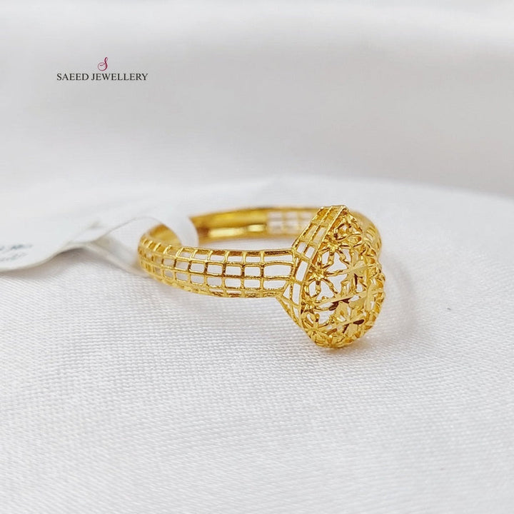 21K Gold Light Ring by Saeed Jewelry - Image 4