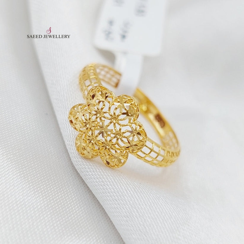 21K Gold Light Ring by Saeed Jewelry - Image 3