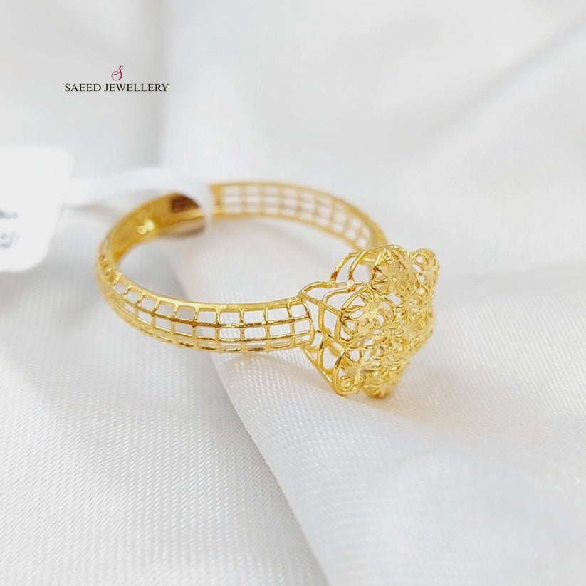 21K Gold Light Ring by Saeed Jewelry - Image 5