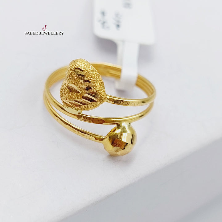 21K Gold Light Ring by Saeed Jewelry - Image 1