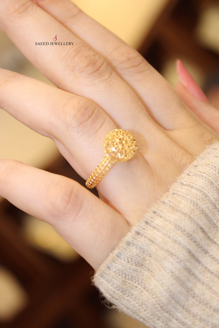 21K Gold Light Ring by Saeed Jewelry - Image 10