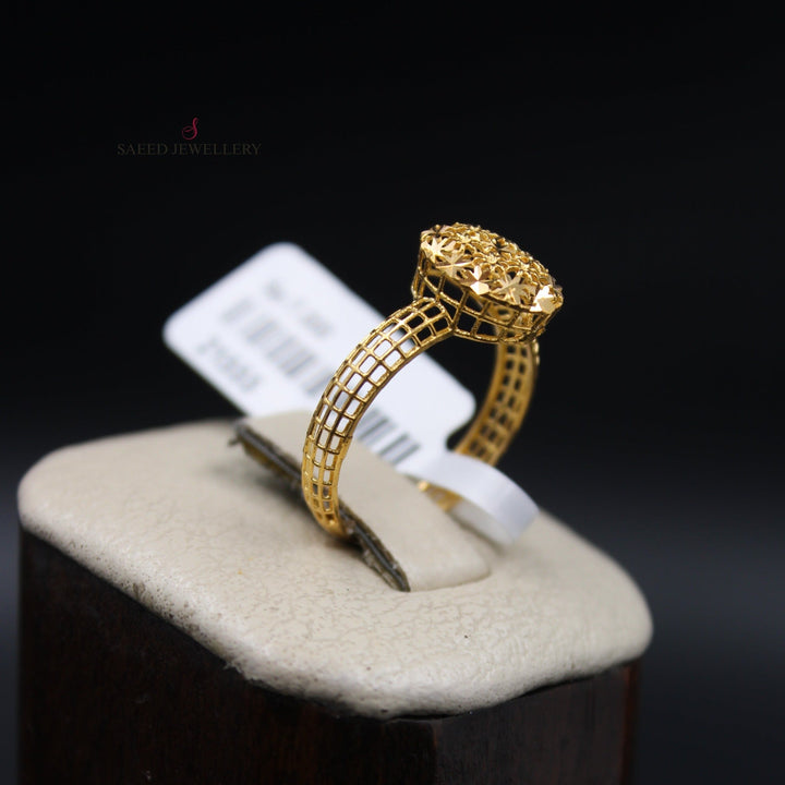 21K Gold Light Ring by Saeed Jewelry - Image 1