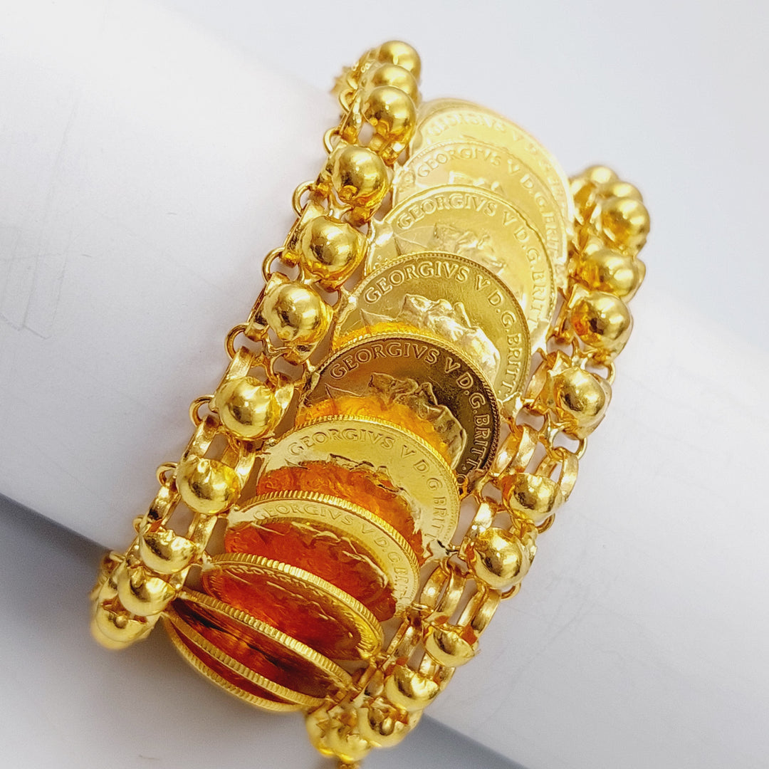 21K Gold Lirat Bracelet by Saeed Jewelry - Image 5