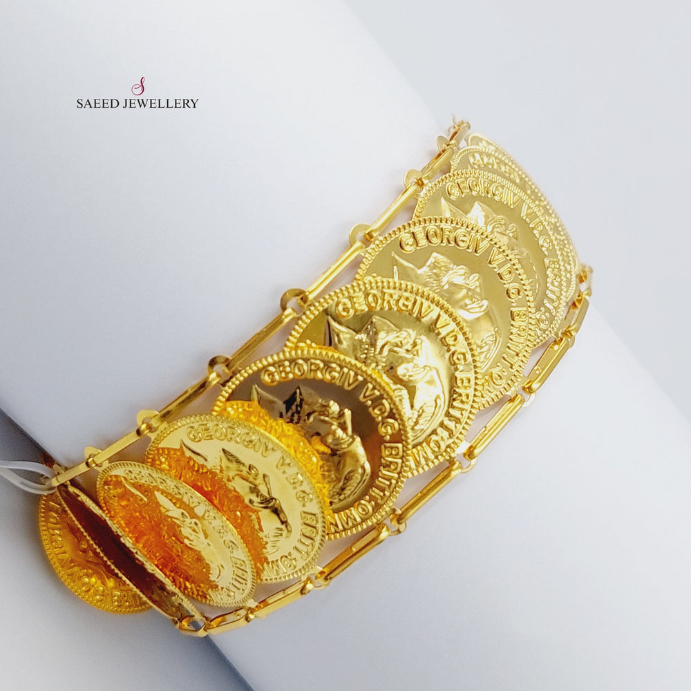 21K Gold Lirat Bracelet by Saeed Jewelry - Image 2