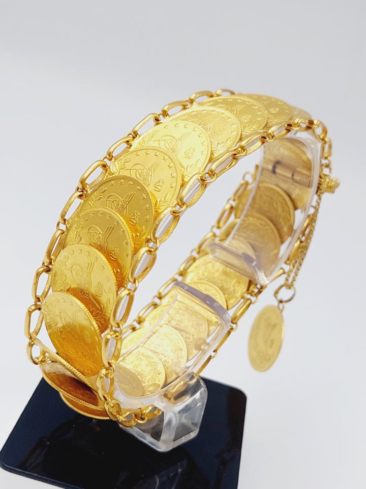 21K Gold Lirat Bracelet by Saeed Jewelry - Image 5