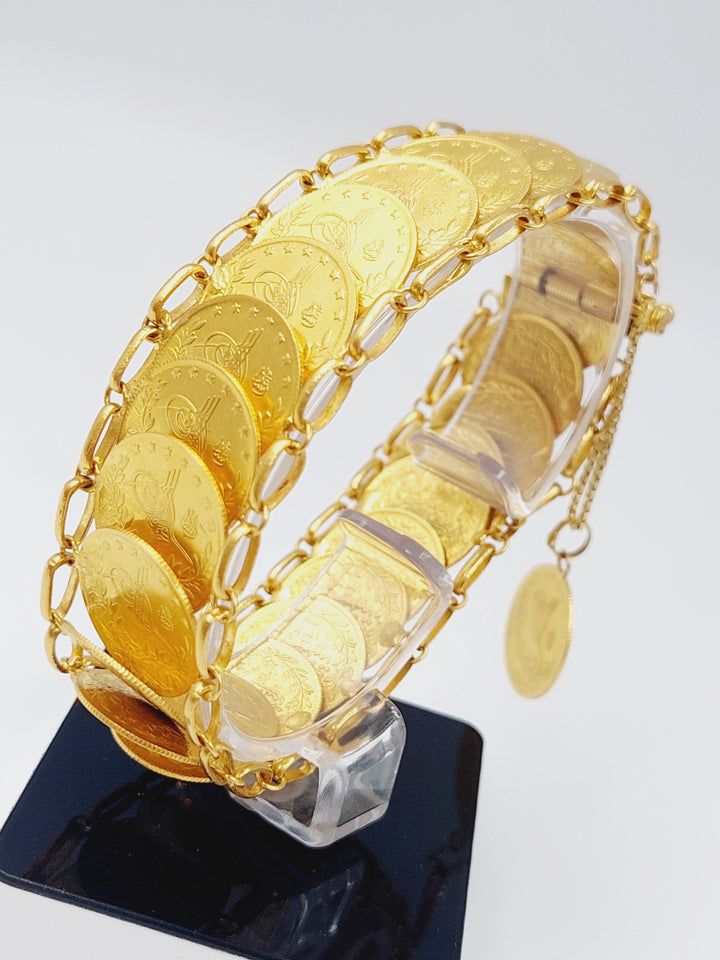 21K Gold Lirat Bracelet by Saeed Jewelry - Image 1