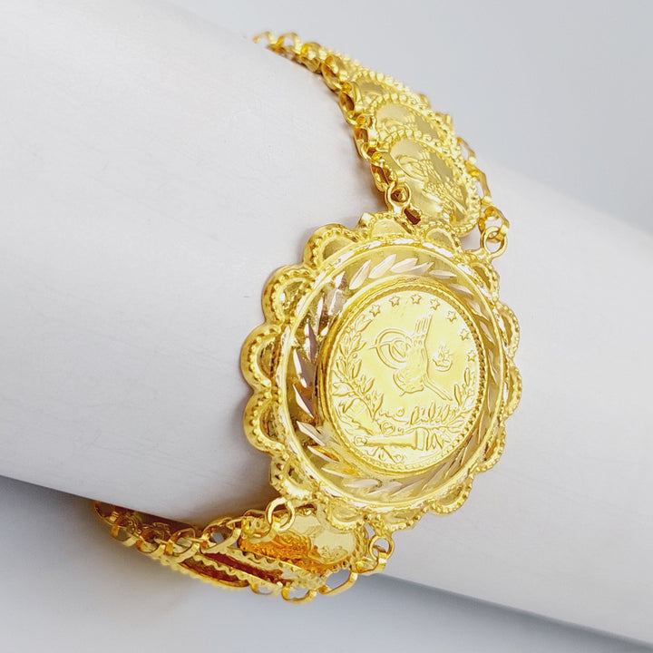 21K Gold Lirat Rashadi Bracelet by Saeed Jewelry - Image 3