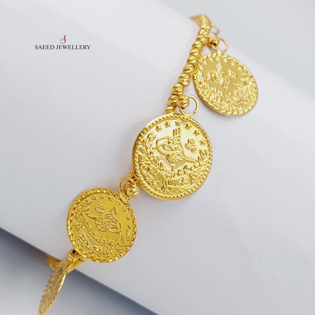 21K Gold Lirat Rashadi Bracelet by Saeed Jewelry - Image 2