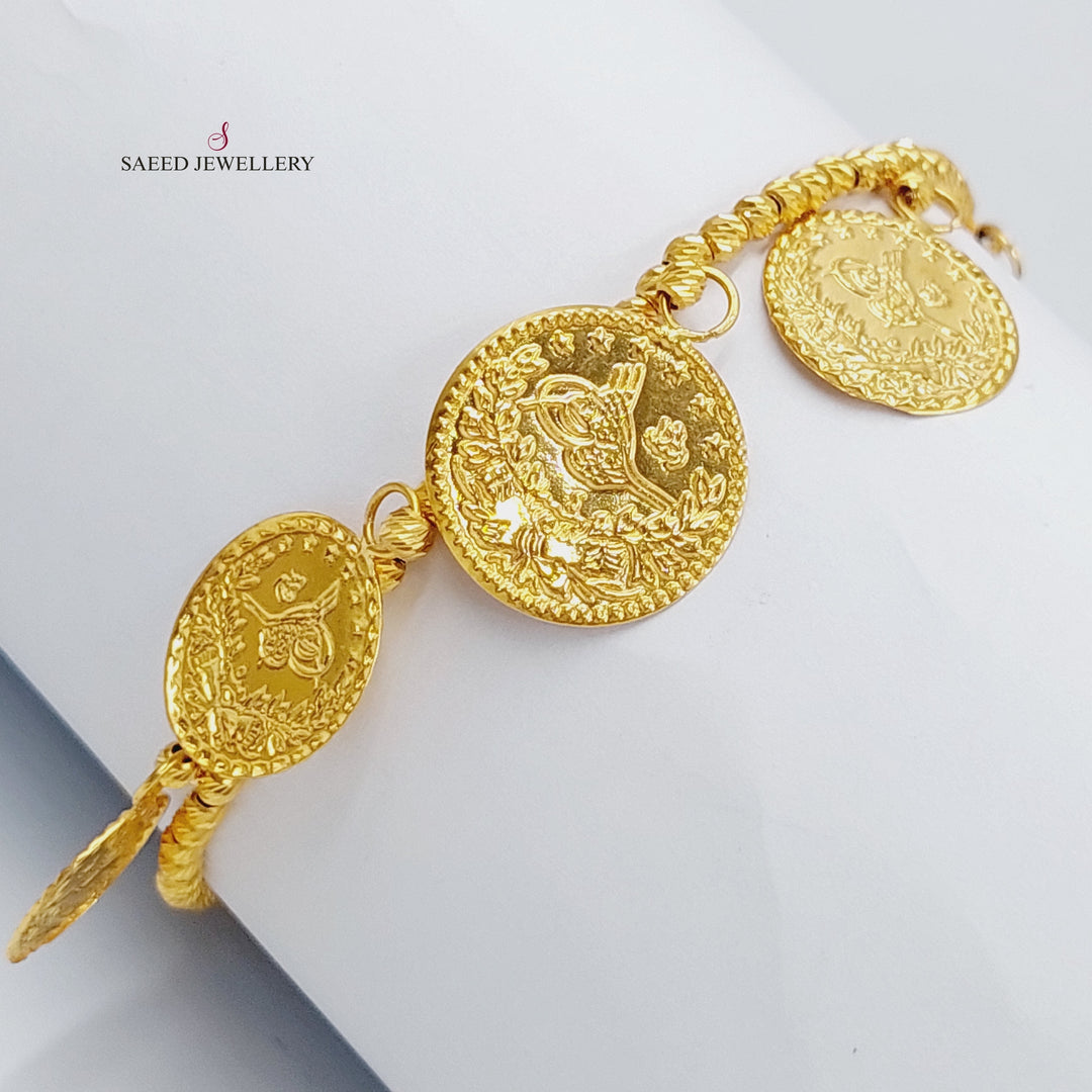 21K Gold Lirat Rashadi Bracelet by Saeed Jewelry - Image 3