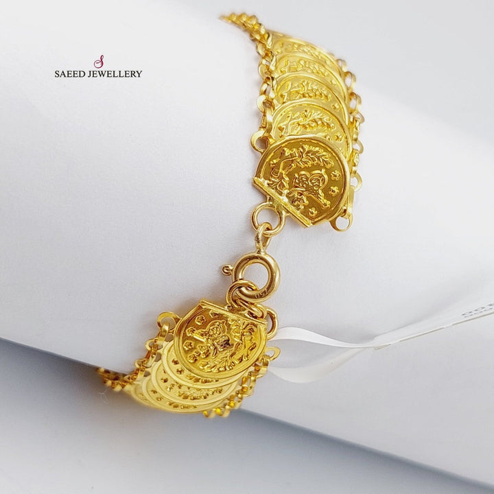 21K Gold Lirat Rashadi Bracelet by Saeed Jewelry - Image 2