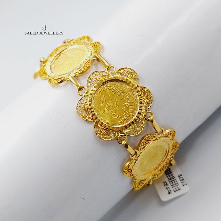 21K Gold Lirat Rashadi Bracelet by Saeed Jewelry - Image 3