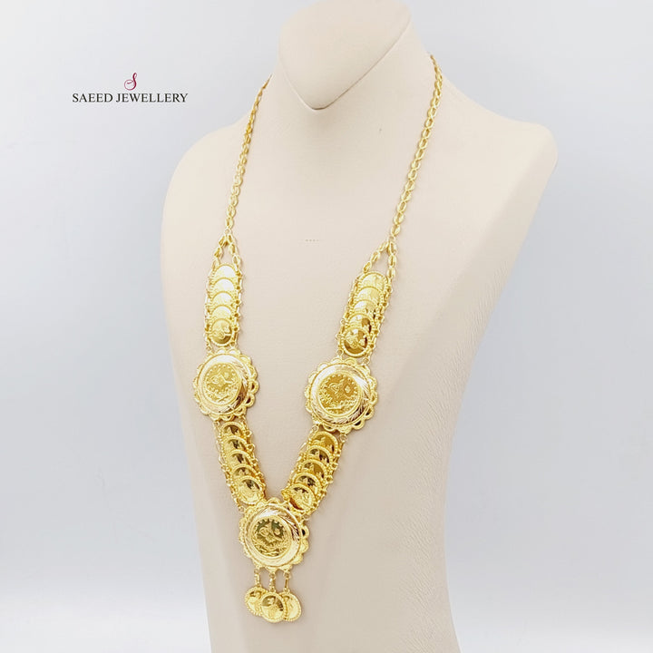 21K Gold Lirat Rashadi Necklace by Saeed Jewelry - Image 3