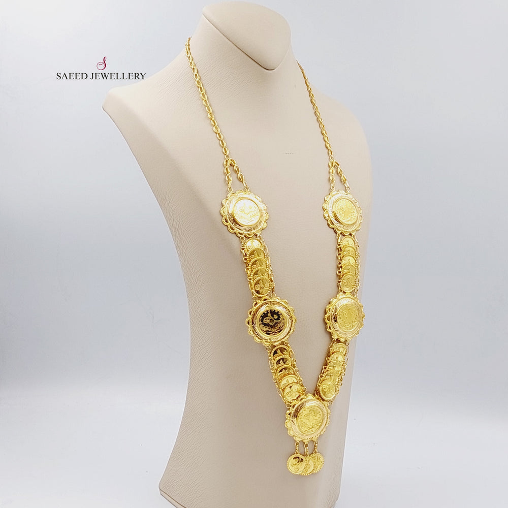 21K Gold Lirat Rashadi Necklace by Saeed Jewelry - Image 2