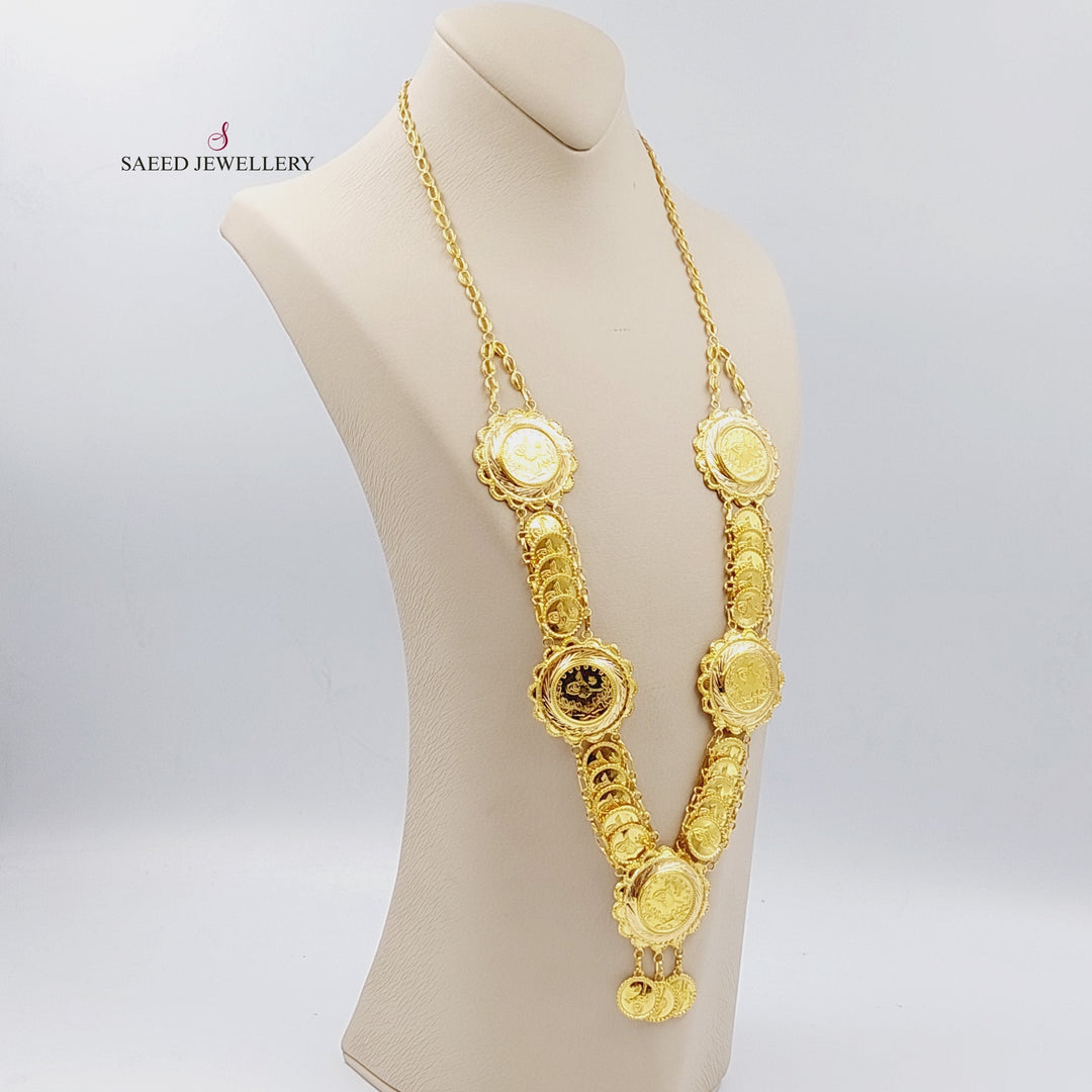 21K Gold Lirat Rashadi Necklace by Saeed Jewelry - Image 2