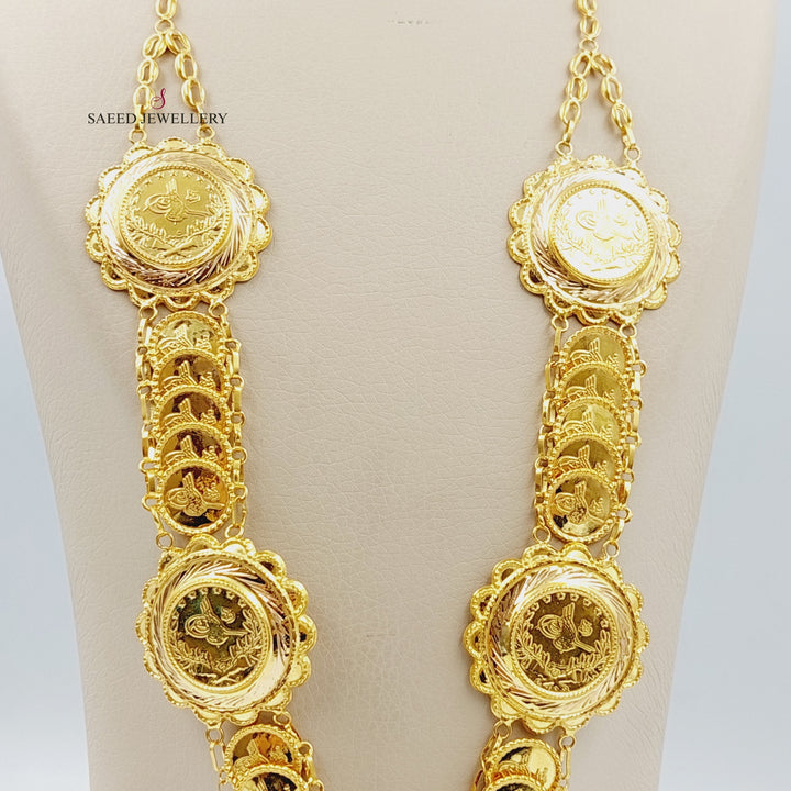 21K Gold Lirat Rashadi Necklace by Saeed Jewelry - Image 4