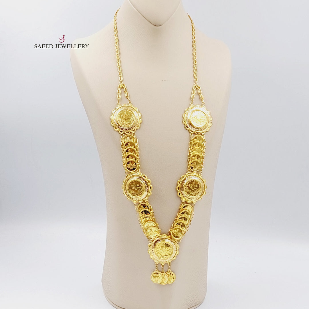 21K Gold Lirat Rashadi Necklace by Saeed Jewelry - Image 5