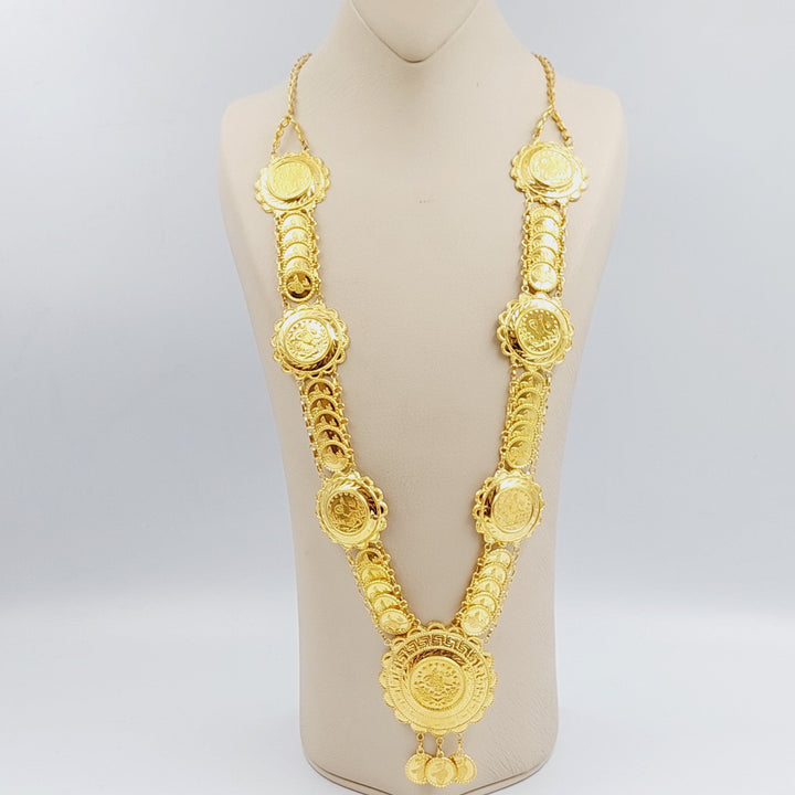 21K Gold Lirat Rashadi Necklace by Saeed Jewelry - Image 3