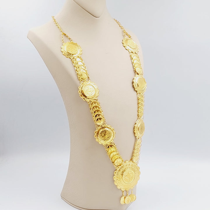 21K Gold Lirat Rashadi Necklace by Saeed Jewelry - Image 4